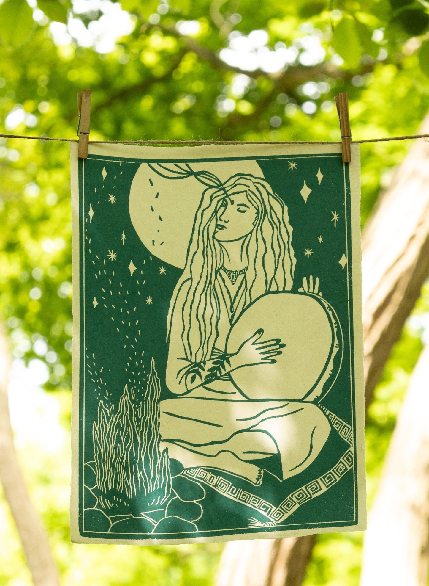 With all my heart- Groen A3