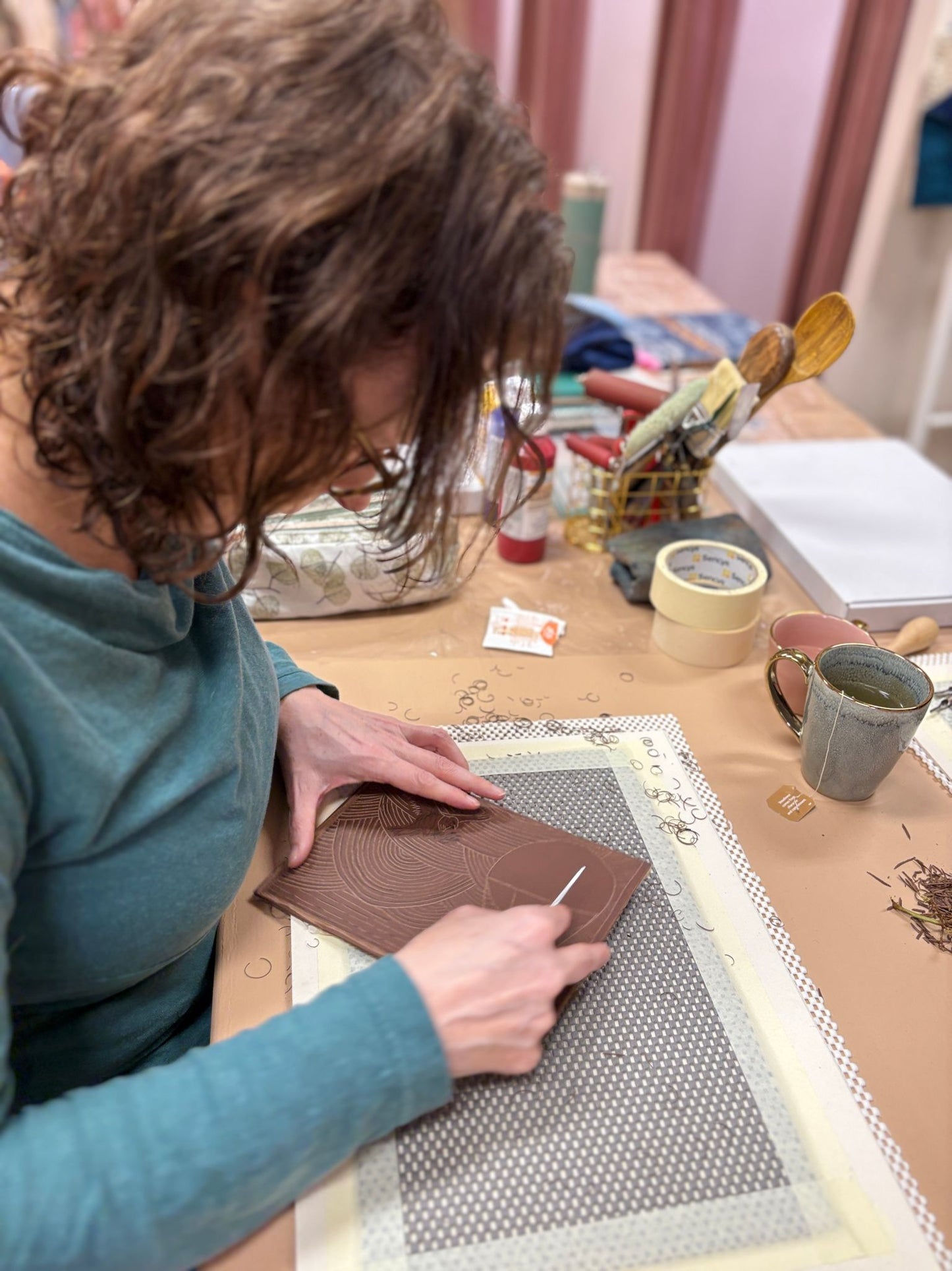 Ceremoniële linosnede workshop- VROUW- 7 juni