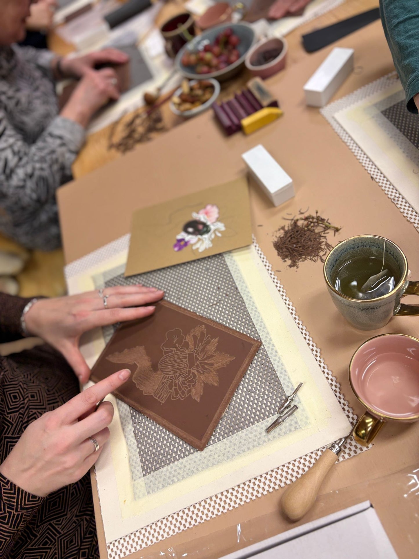 Ceremoniële linosnede workshop- VROUW- 7 juni