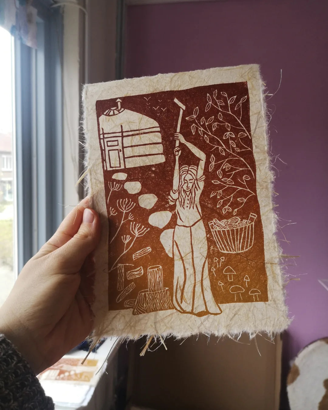 A simple life- Burned Sienna