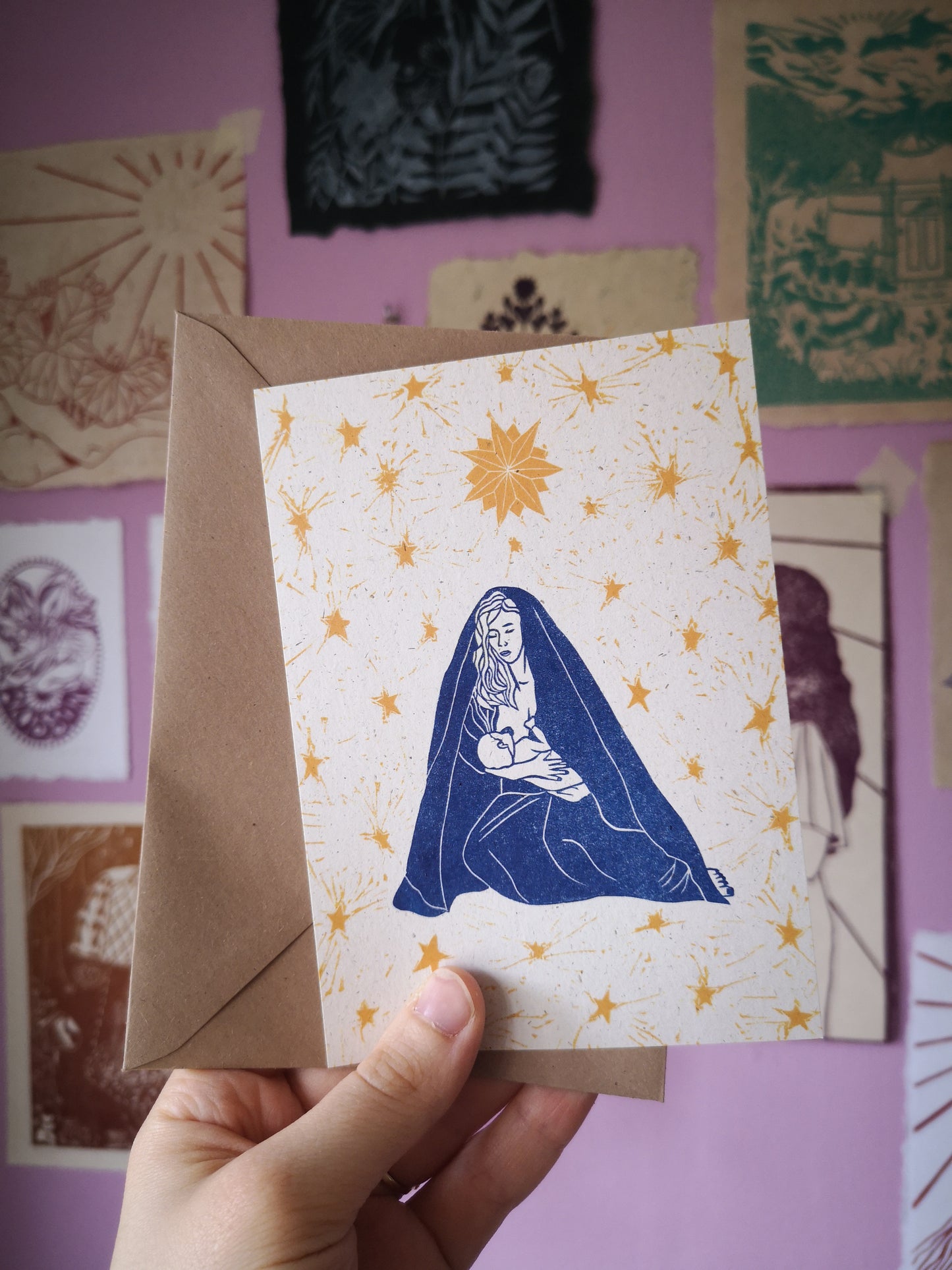 Mother Mary- Kerstkaart
