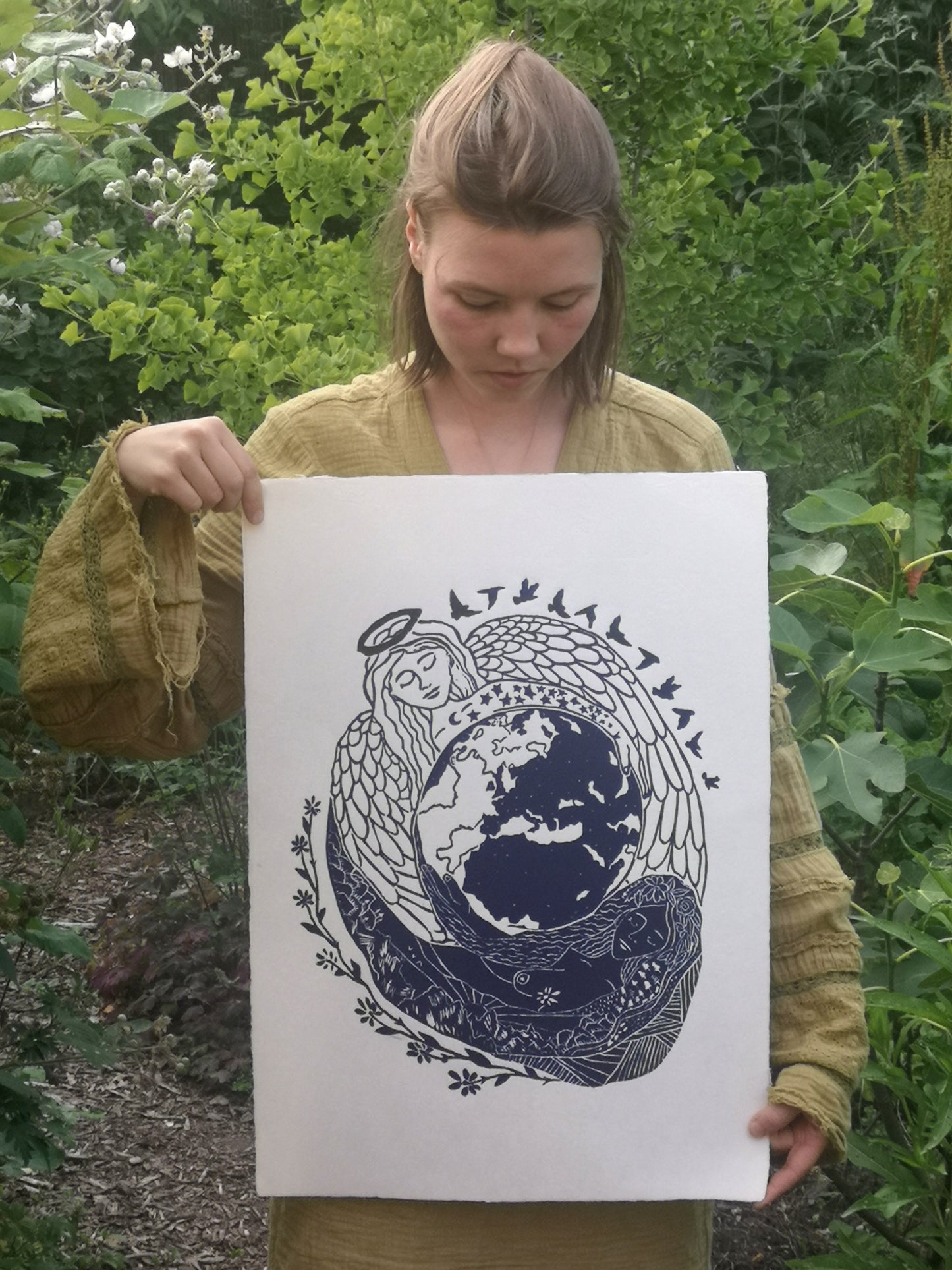 Be the Light- donkerblauw A2