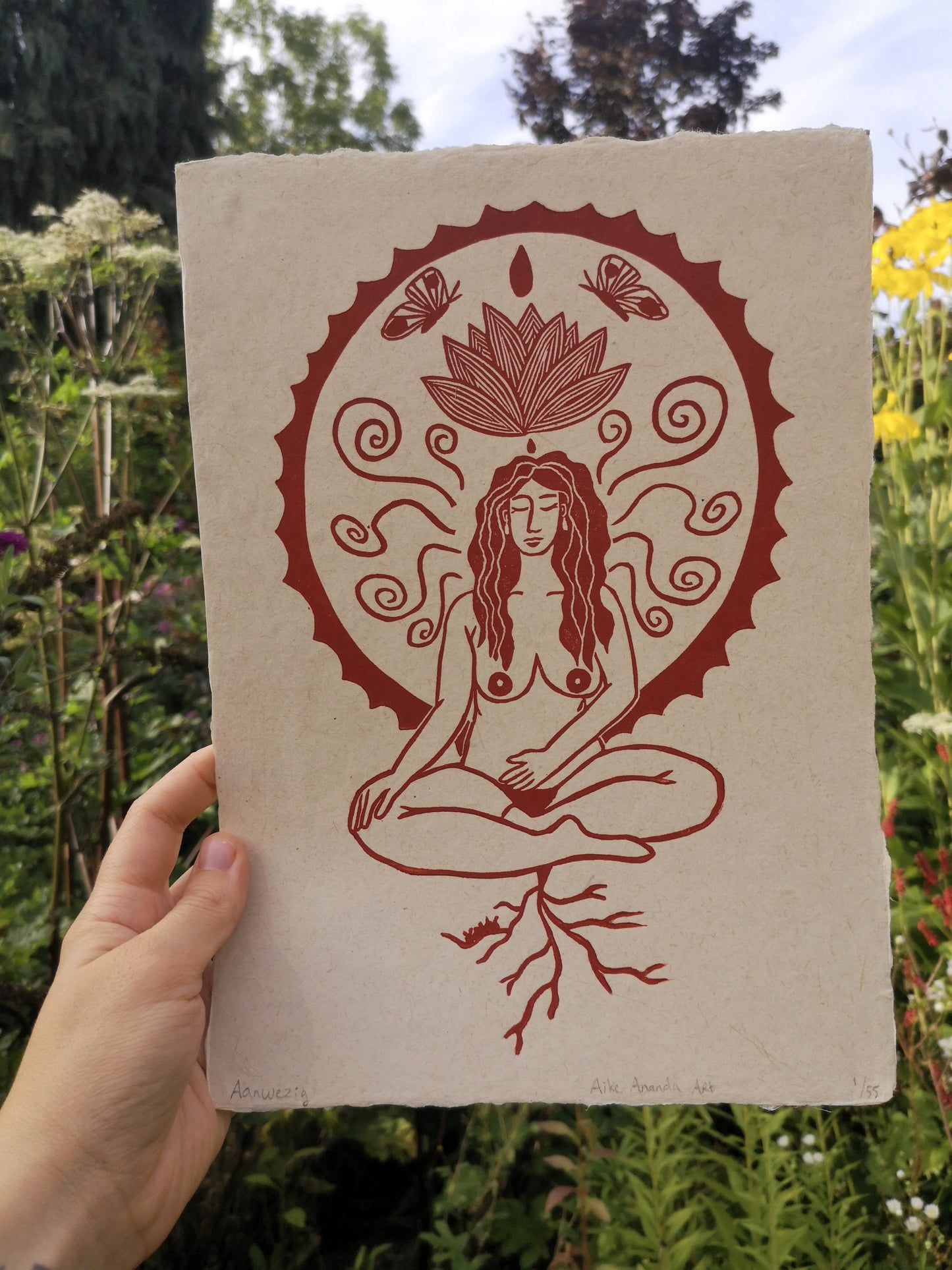 Spiritual art, meditation art, lotus art, spirituele kunst, meditatie kunst, vrouwenkunst, feminine art, woman art.