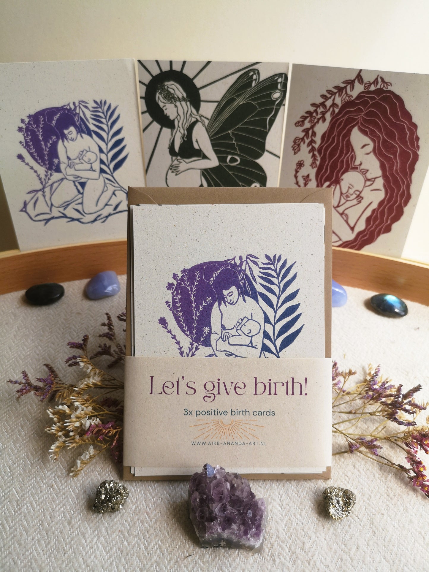 Let's give birth card pack