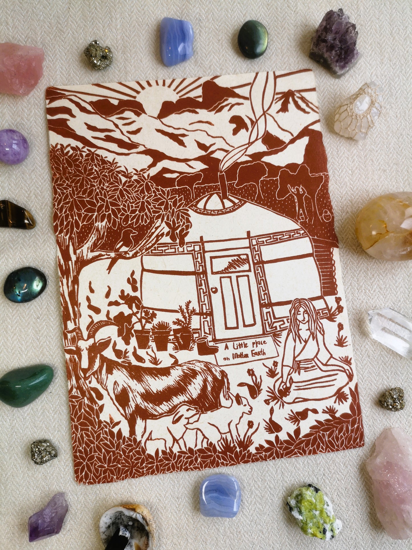 A little place on Mother Earth- Terracotta oranje
