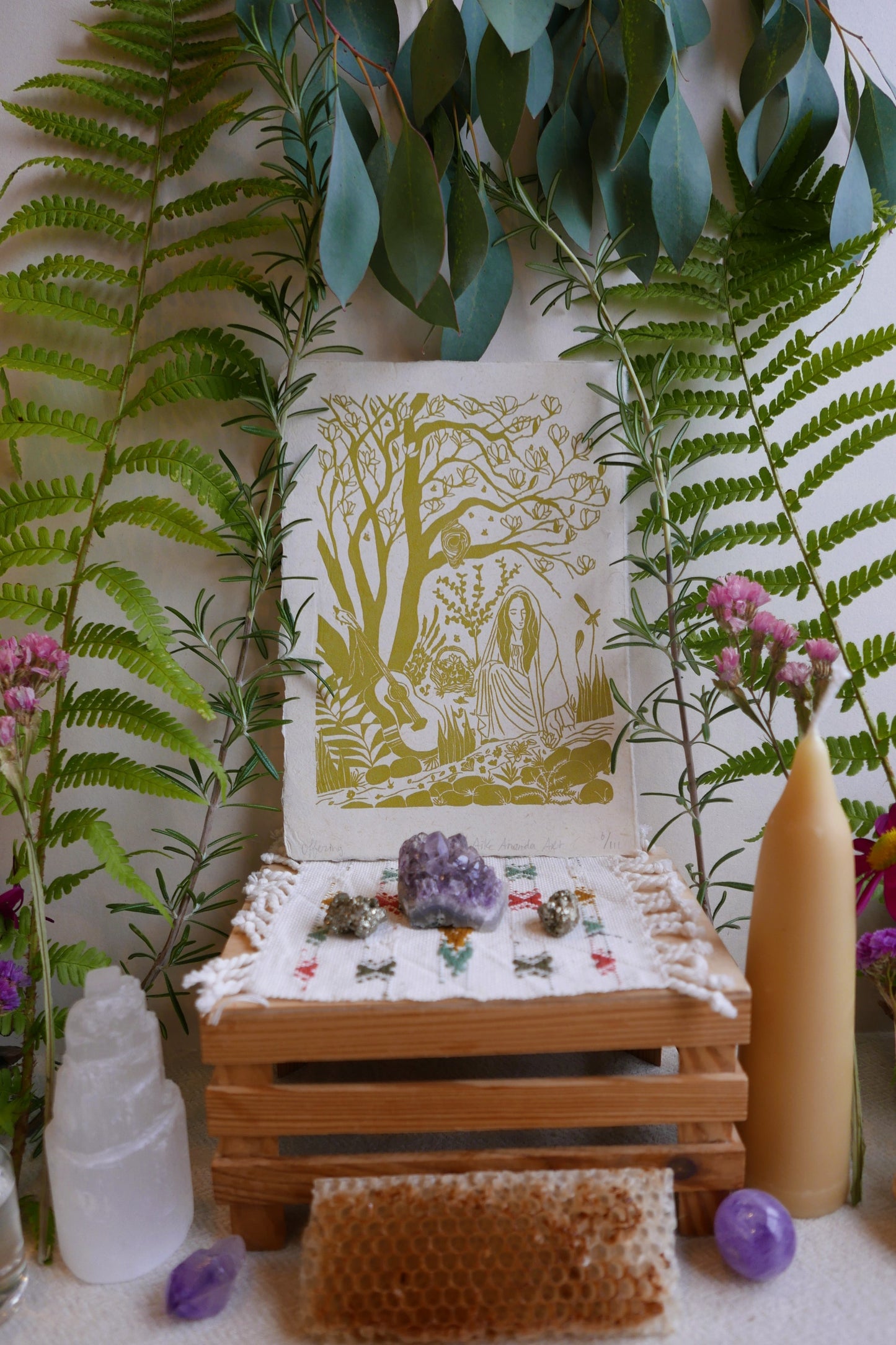 Offering - mosgroen A5