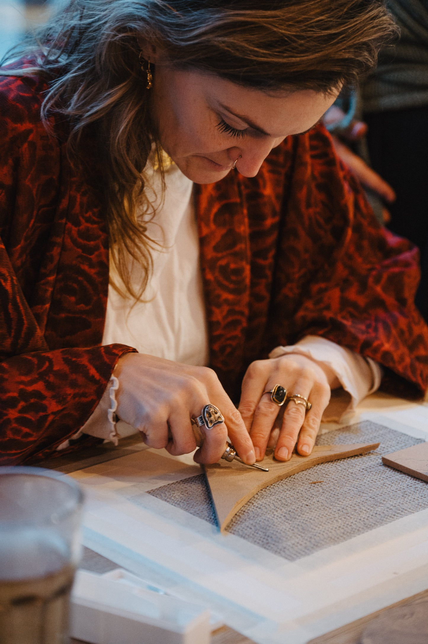 Ceremoniële linosnede workshop- VROUW- 7 juni