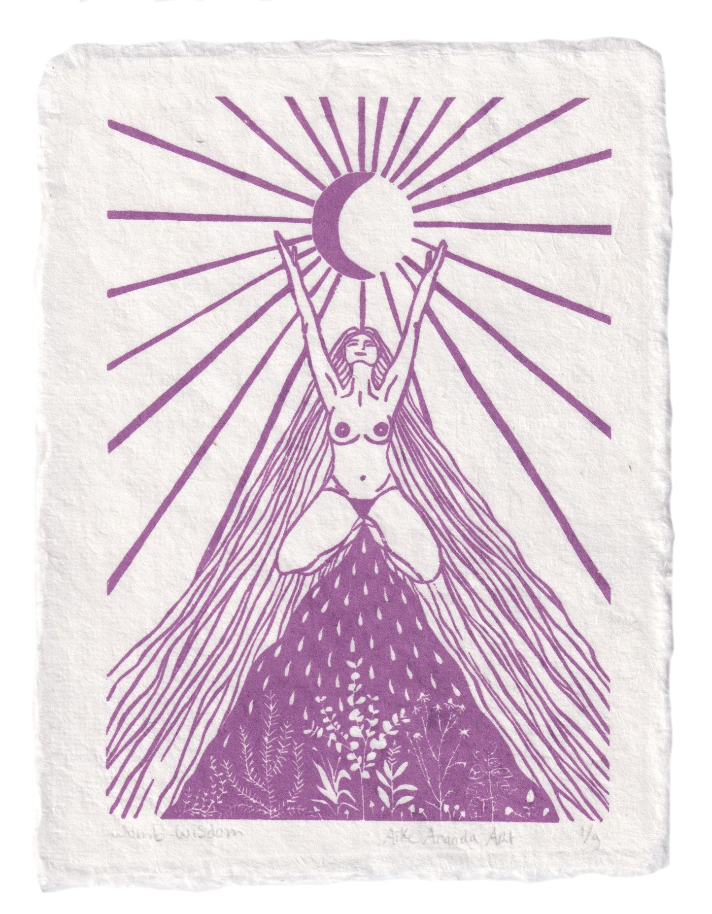 Womb Wisdom- met lijstje- roze