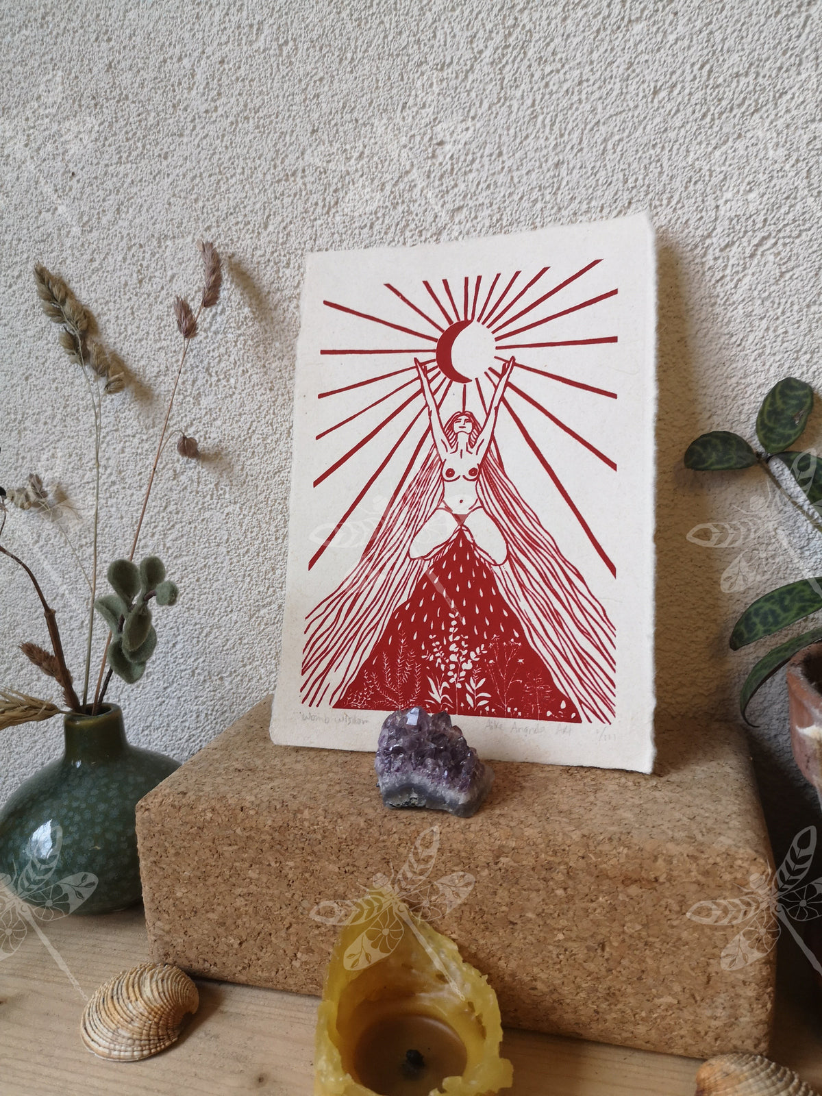 Womb Wisdom print- Amsterdam Utrecht Zeist Amersfoort Rotterdam Den Haag Gouda Arnhem Nijmegen Zutphen Zwolle Breda Deventer- Aike Ananda Art