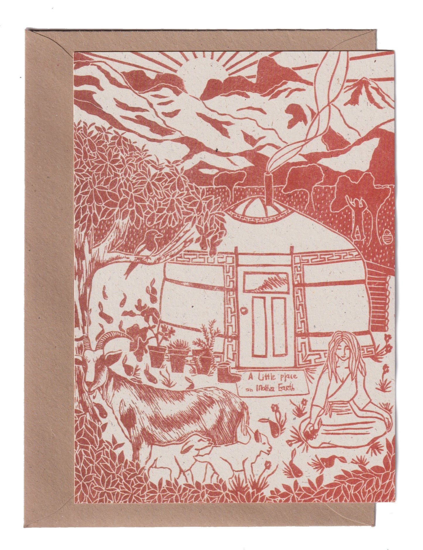 A little place on mother earth- card
