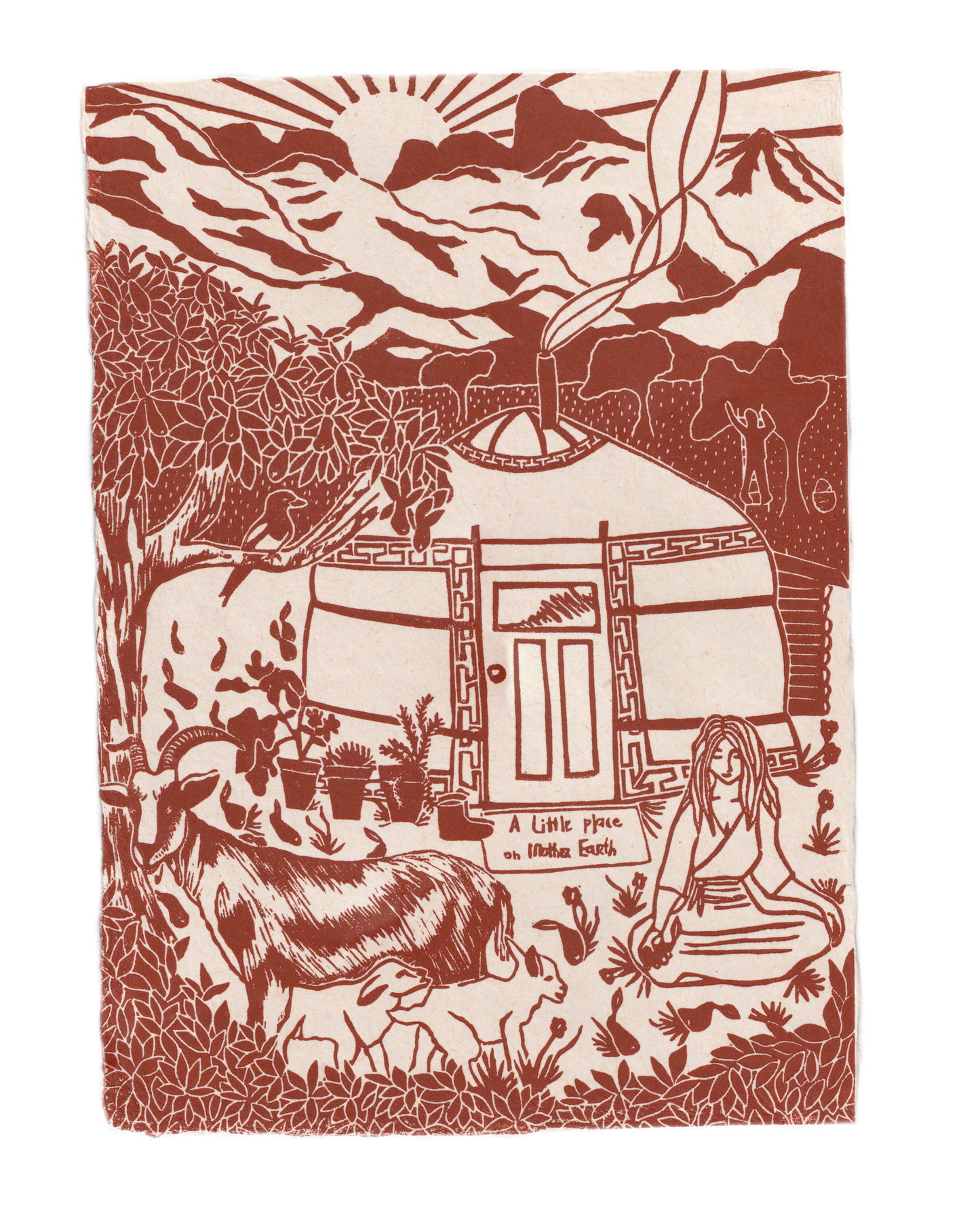 A little place on Mother Earth- Terracotta oranje
