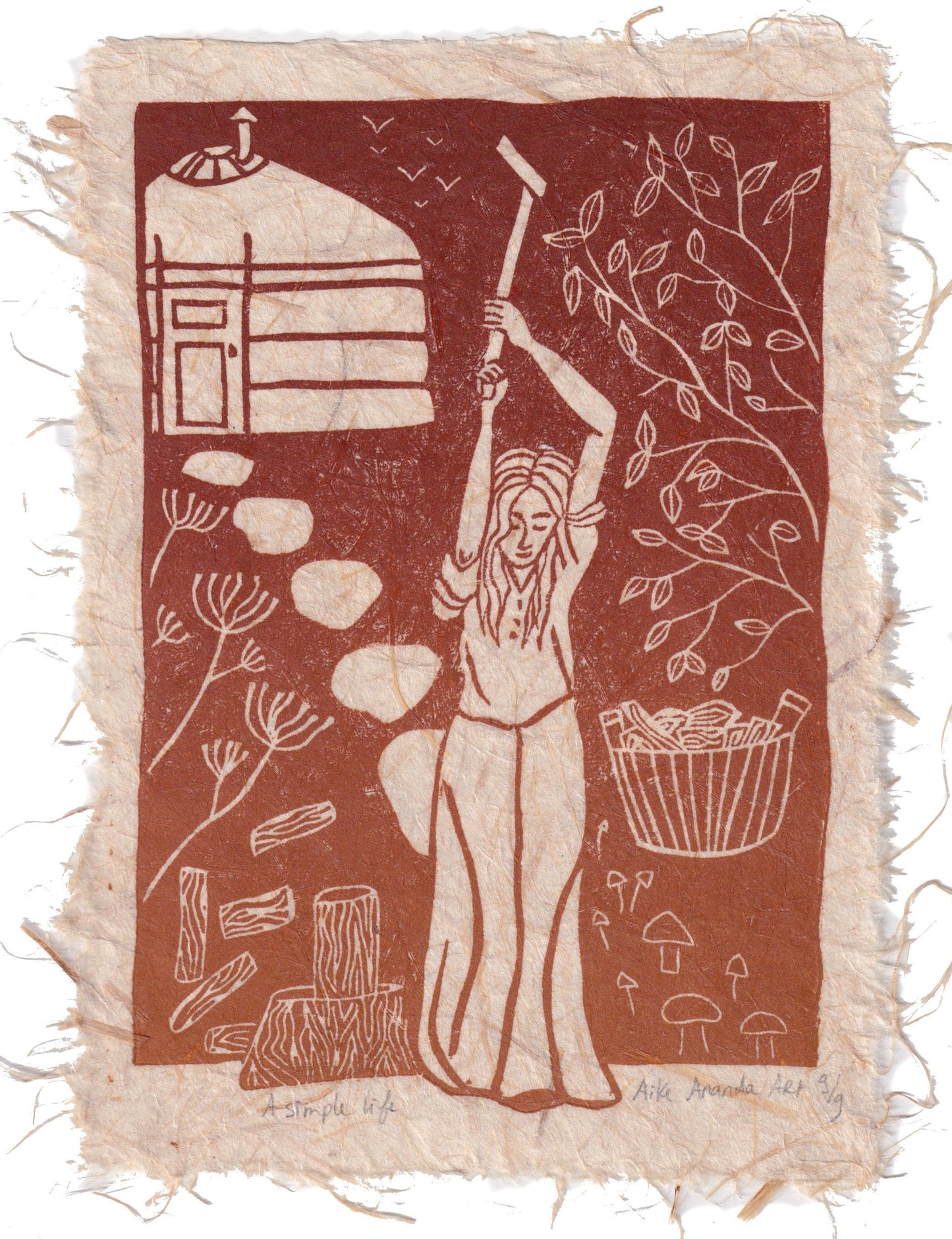 A simple life- Burned Sienna