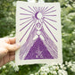 Vrouwenprint, cyclus kunst, vrouwen kunst, Womb Wisdom, Cyclisch leven