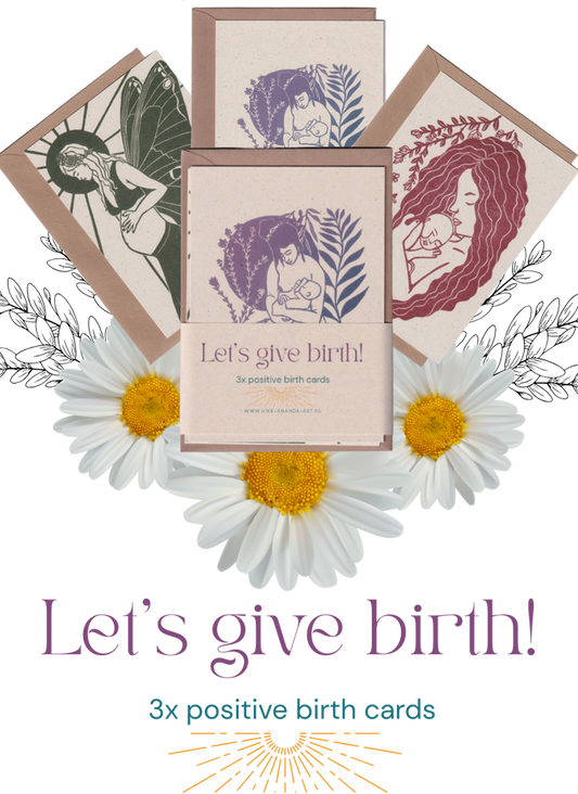 Let's give birth card pack