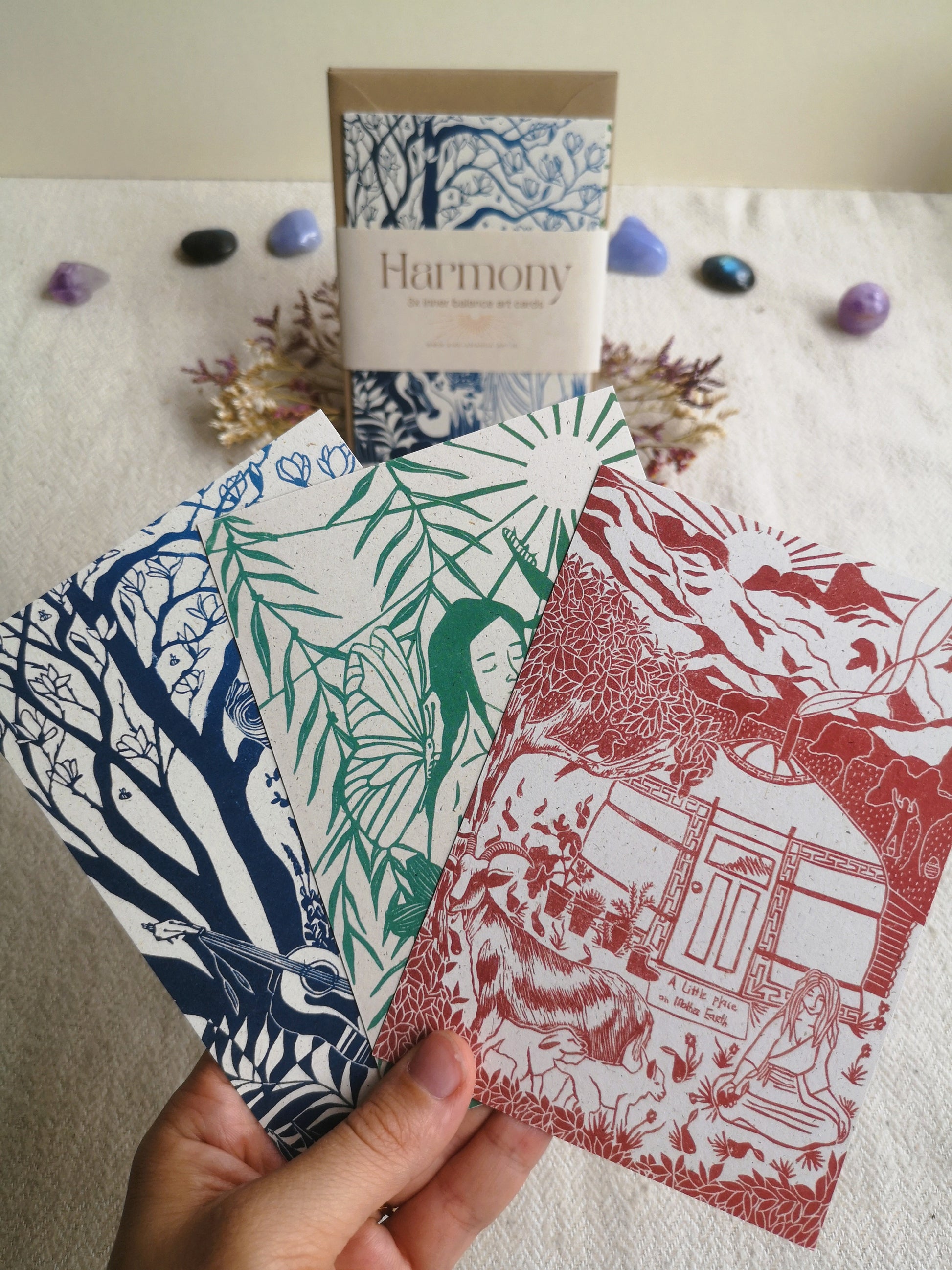 Bezielde kaartenset Zutphen Arnhem Gelderland Apeldoorn Deventer Utrecht Drenthe Zwolle Nijmegen Zeist Aike Ananda Art