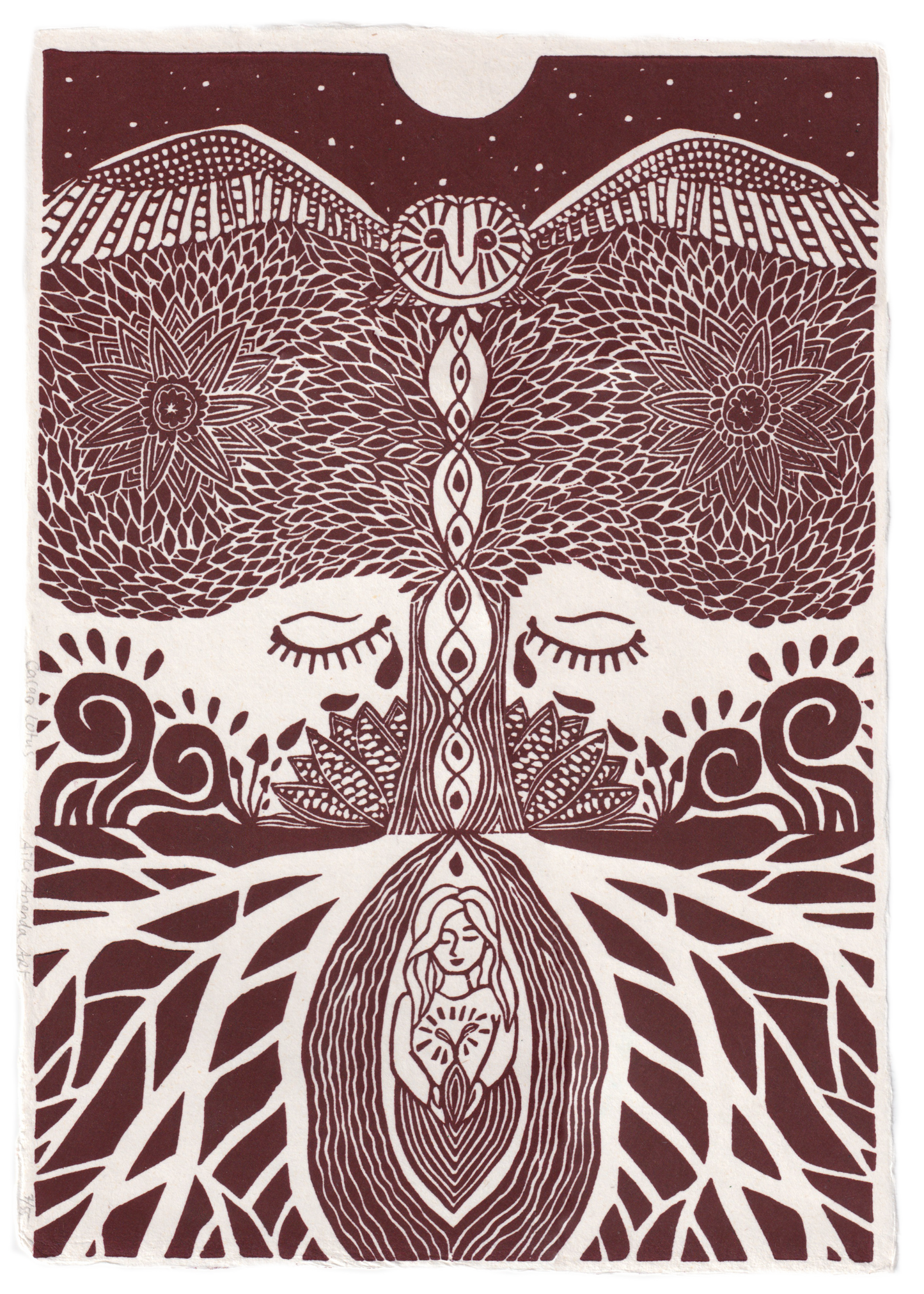 Cacao en blauwe lotus Zutphen Arnhem Apeldoorn Deventer Utrecht Drenthe Zwolle Nijmegen Overijssel Aike Ananda Art