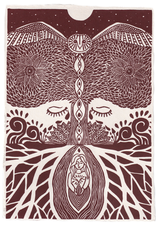 Cacao en blauwe lotus Zutphen Arnhem Apeldoorn Deventer Utrecht Drenthe Zwolle Nijmegen Overijssel Aike Ananda Art