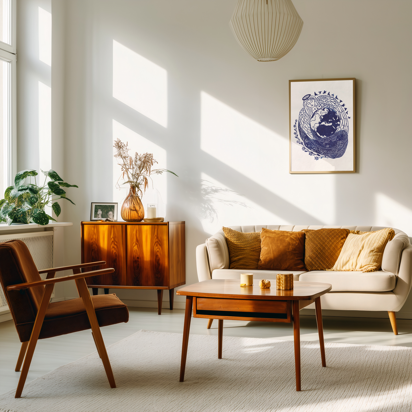 Be the Light- donkerblauw A2