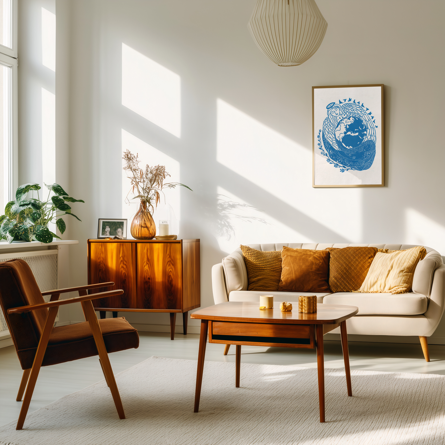 Be the Light- blauw A2