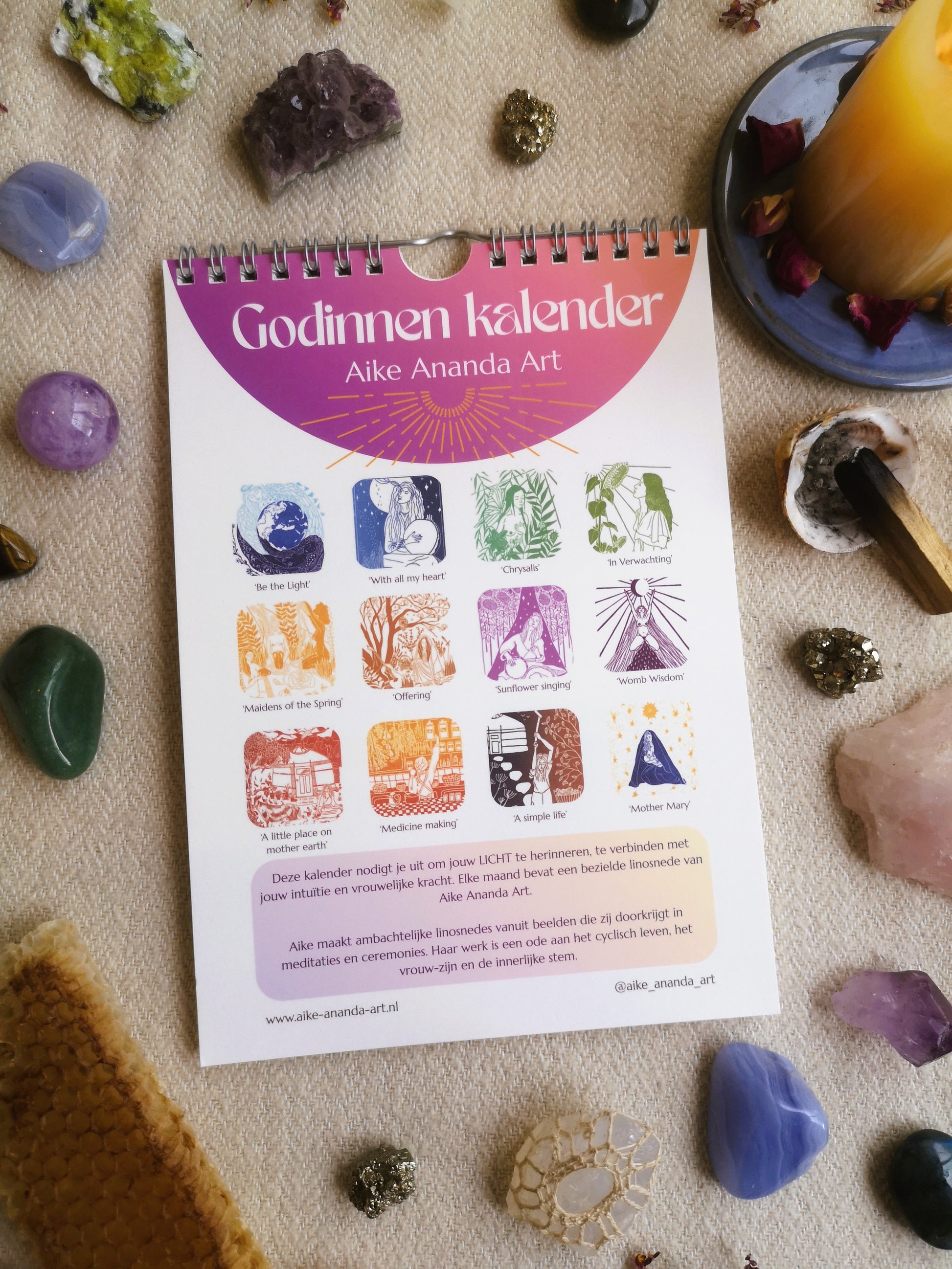 Godinnen Kalender Zutphen Arnhem Gelderland Apeldoorn Deventer Utrecht Drenthe Zwolle Nijmegen Zeist Amsterdam Rotterdam Den Haag Groningen Breda Delft Aike Ananda Art