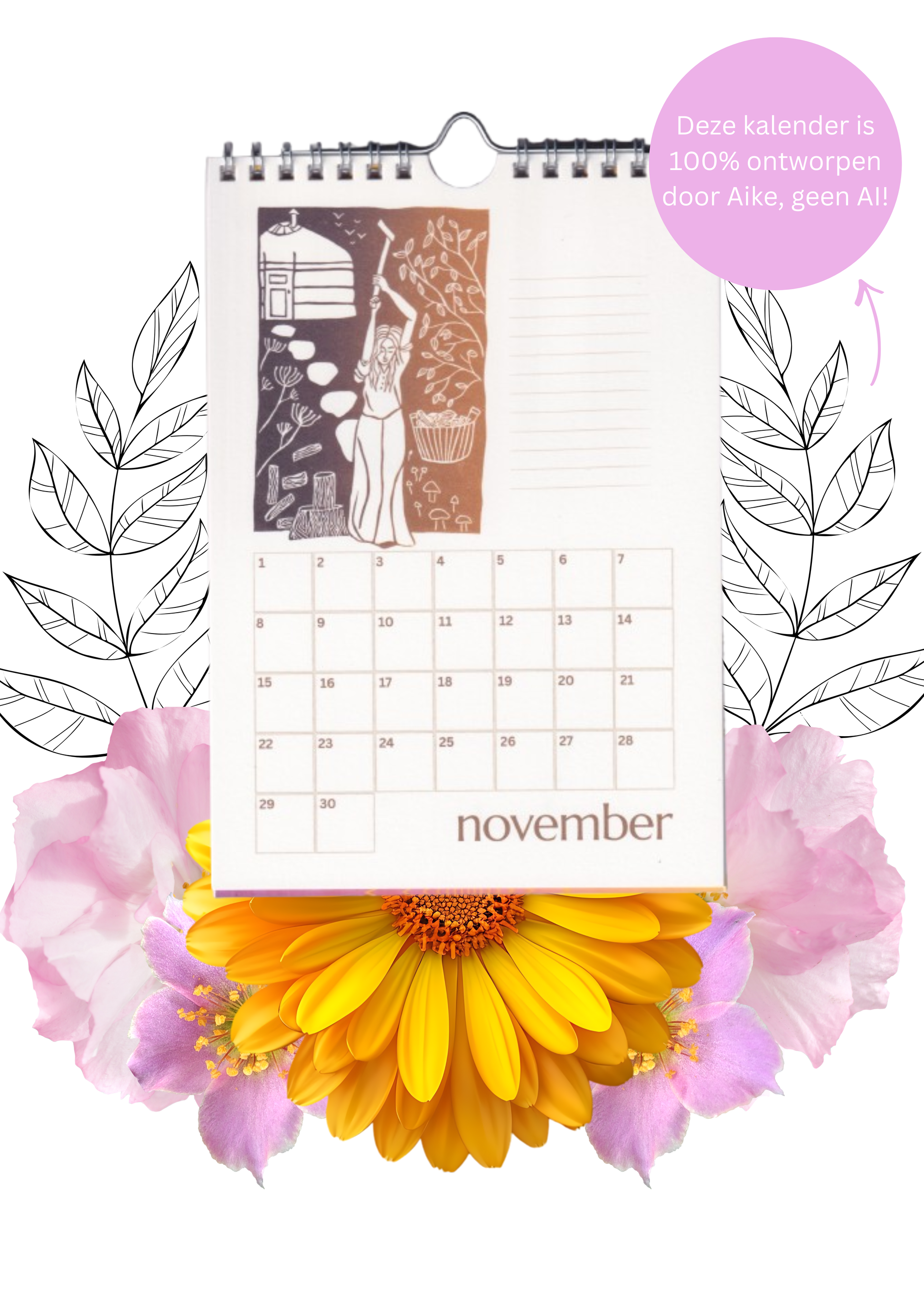 Godinnen Kalender Zutphen Arnhem Gelderland Apeldoorn Deventer Utrecht Drenthe Zwolle Nijmegen Zeist Amsterdam Rotterdam Den Haag Groningen Breda Delft Aike Ananda Art