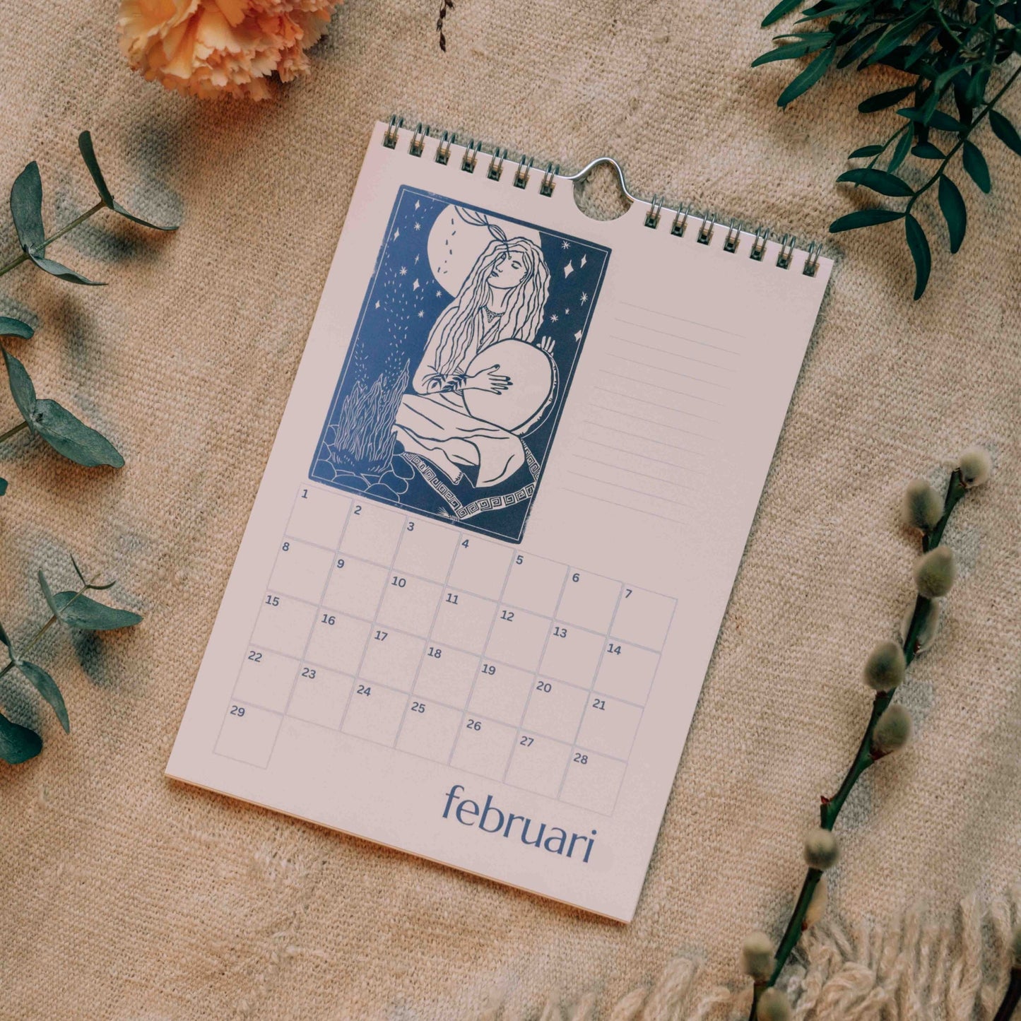 Godinnen Kalender Zutphen Arnhem Gelderland Apeldoorn Deventer Utrecht Drenthe Zwolle Nijmegen Zeist Amsterdam Rotterdam Den Haag Groningen Breda Delft Aike Ananda Art