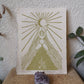 Womb Wisdom- Goud/ Groen A5