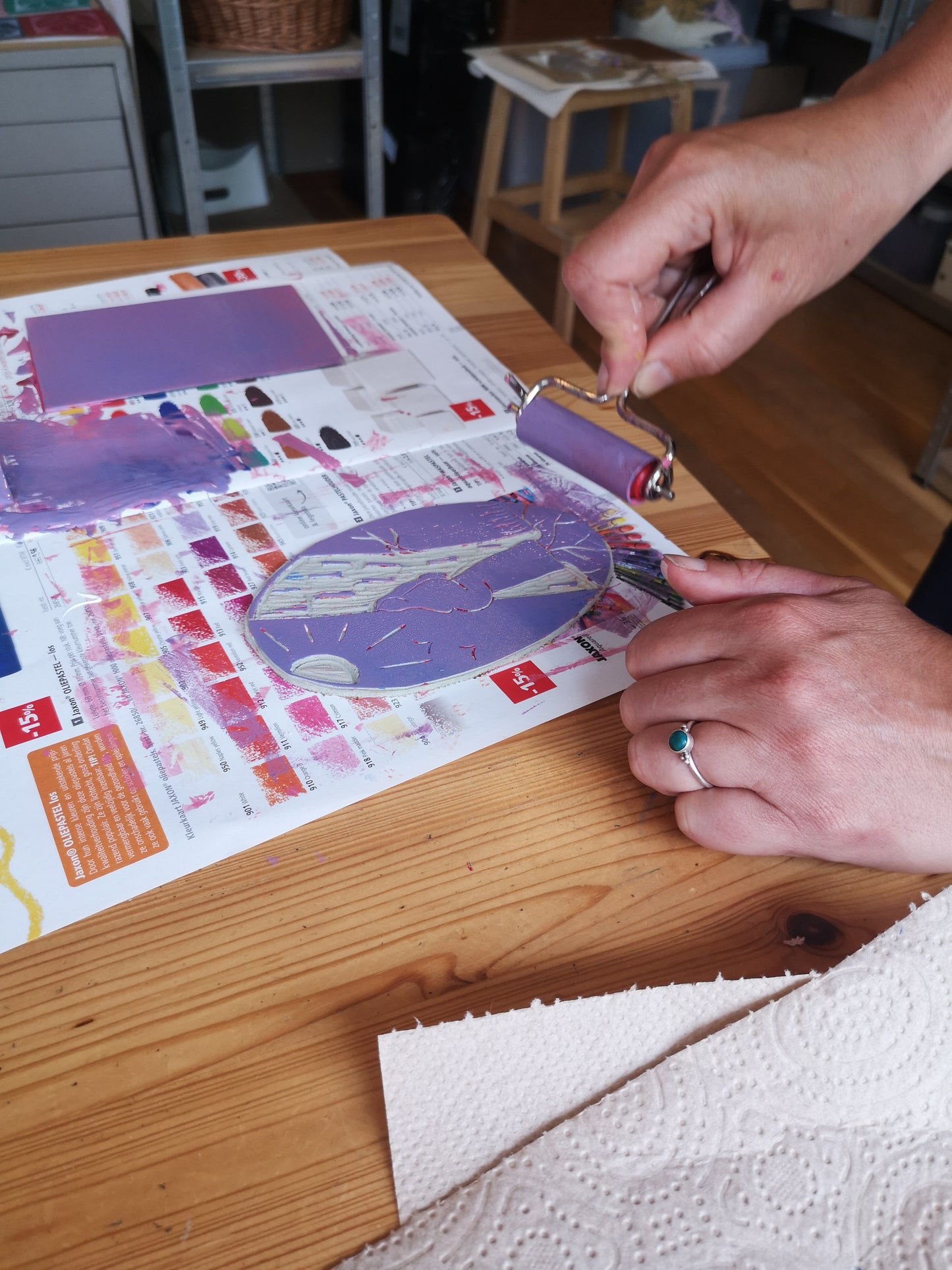Ceremoniële linosnede workshop- OERMOEDER-  21 september