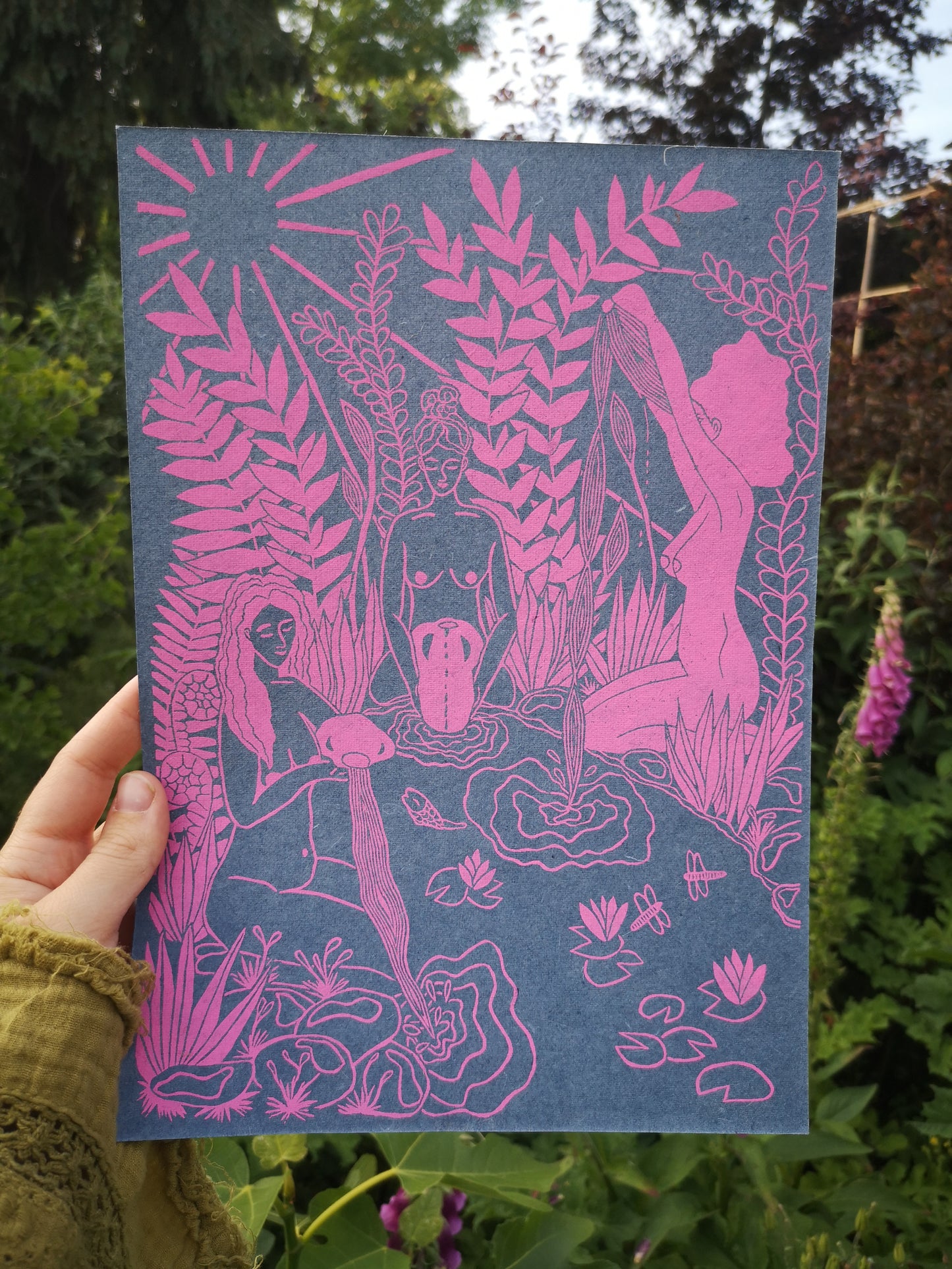 Maidens of the Spring- Roze A4