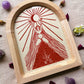 Womb Wisdom, feminine print, vrouwenprint, vrouwen kunst, menstruation art, cyclus kunst, moontime art. Divine feminine art.