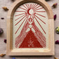 Womb Wisdom, feminine print, vrouwenprint, vrouwen kunst, menstruation art, cyclus kunst, moontime art. Divine feminine art.