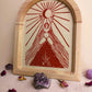 Womb Wisdom, feminine print, vrouwenprint, vrouwen kunst, menstruation art, cyclus kunst, moontime art. Divine feminine art.