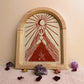 Womb Wisdom, feminine print, vrouwenprint, vrouwen kunst, menstruation art, cyclus kunst, moontime art. Divine feminine art.