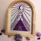 Womb Wisdom, feminine print, vrouwenprint, vrouwen kunst, menstruation art, cyclus kunst, moontime art. Divine feminine art.