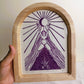 Womb Wisdom, feminine print, vrouwenprint, vrouwen kunst, menstruation art, cyclus kunst, moontime art. Divine feminine art.