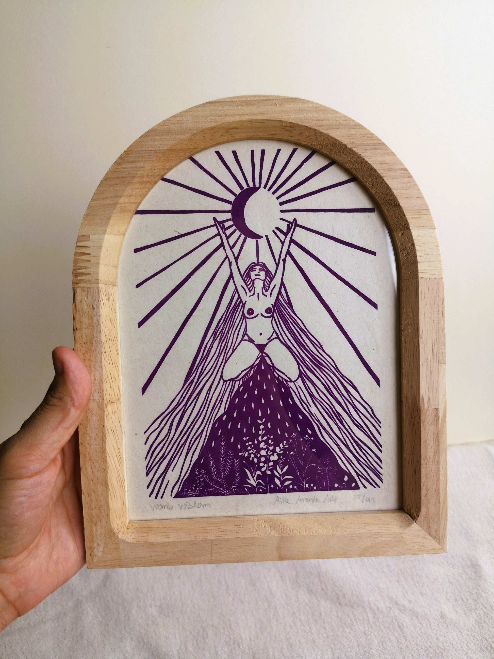 Womb Wisdom, feminine print, vrouwenprint, vrouwen kunst, menstruation art, cyclus kunst, moontime art. Divine feminine art.