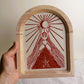 Womb Wisdom, feminine print, vrouwenprint, vrouwen kunst, menstruation art, cyclus kunst, moontime art. Divine feminine art.
