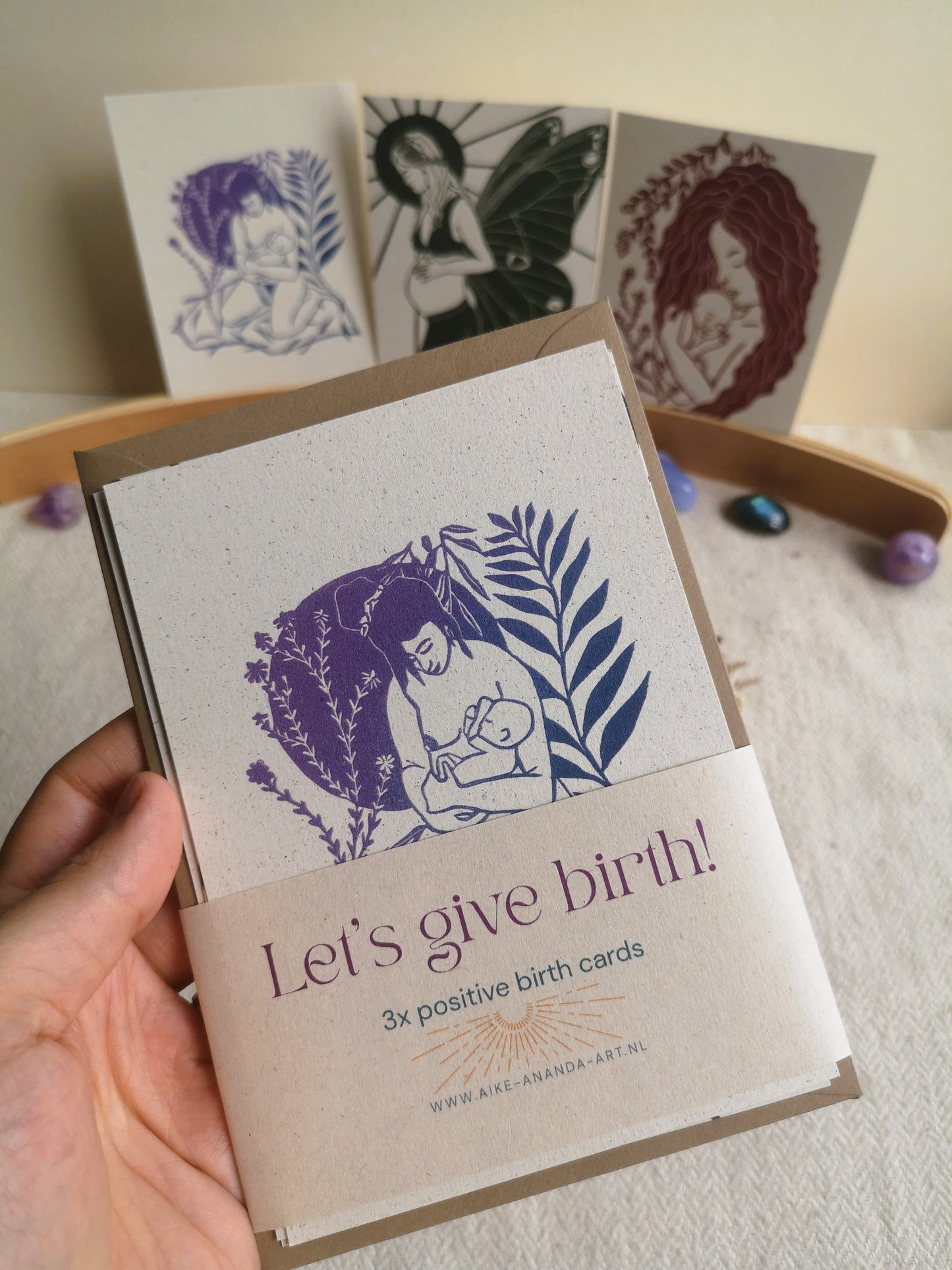 Let's give birth kaartenset