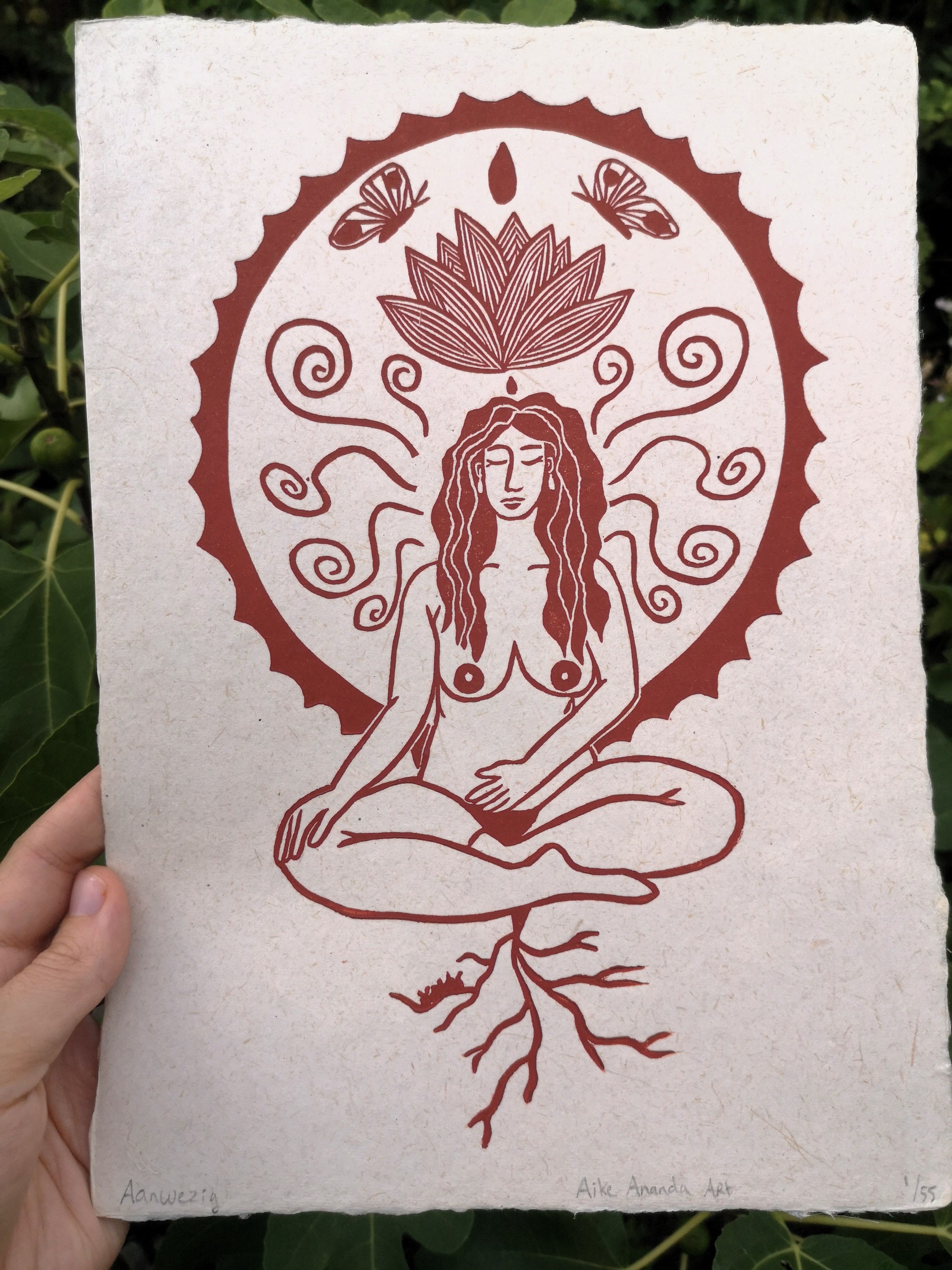 Meditatie print Amsterdam Rotterdam Den Haag Delft Utrecht Zeist Amersfoort Apeldoorn Deventer Zutphen Arnhem Nijmegen Zwolle Groningen Drenthe- Aike Ananda Art