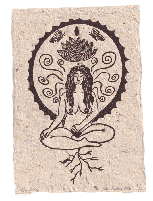 Meditatie print Amsterdam Rotterdam Den Haag Delft Utrecht Zeist Amersfoort Apeldoorn Deventer Zutphen Arnhem Nijmegen Zwolle Groningen Drenthe- Aike Ananda Art