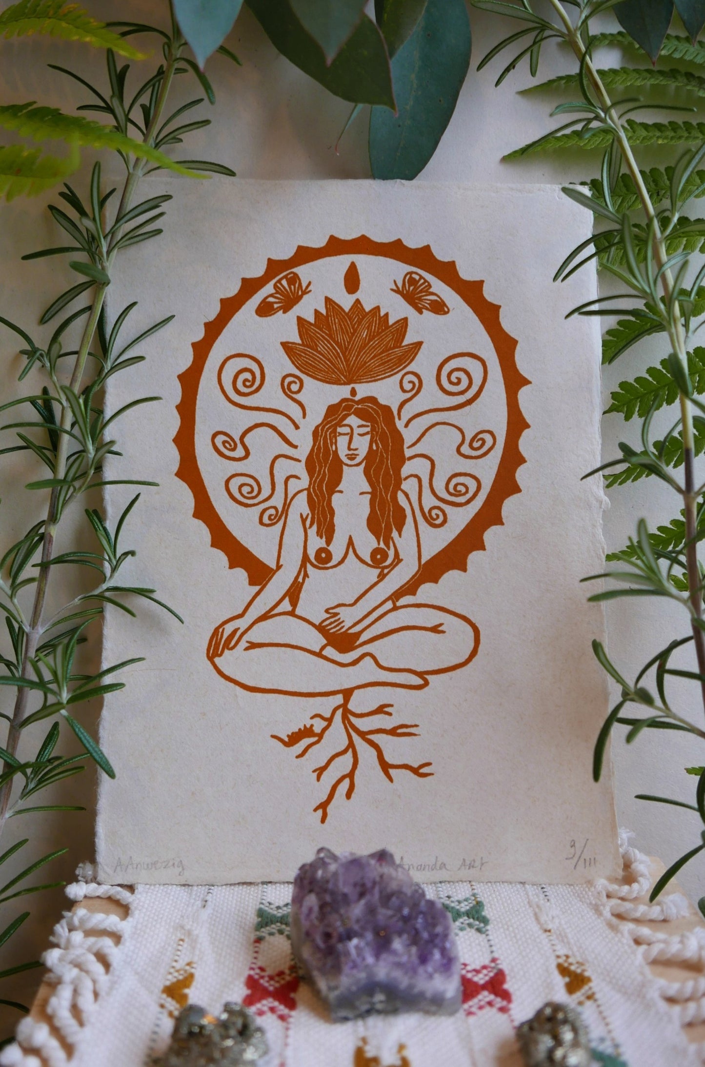 Meditatie print Amsterdam Rotterdam Den Haag Delft Utrecht Zeist Amersfoort Apeldoorn Deventer Zutphen Arnhem Nijmegen Zwolle Groningen Drenthe- Aike Ananda Art