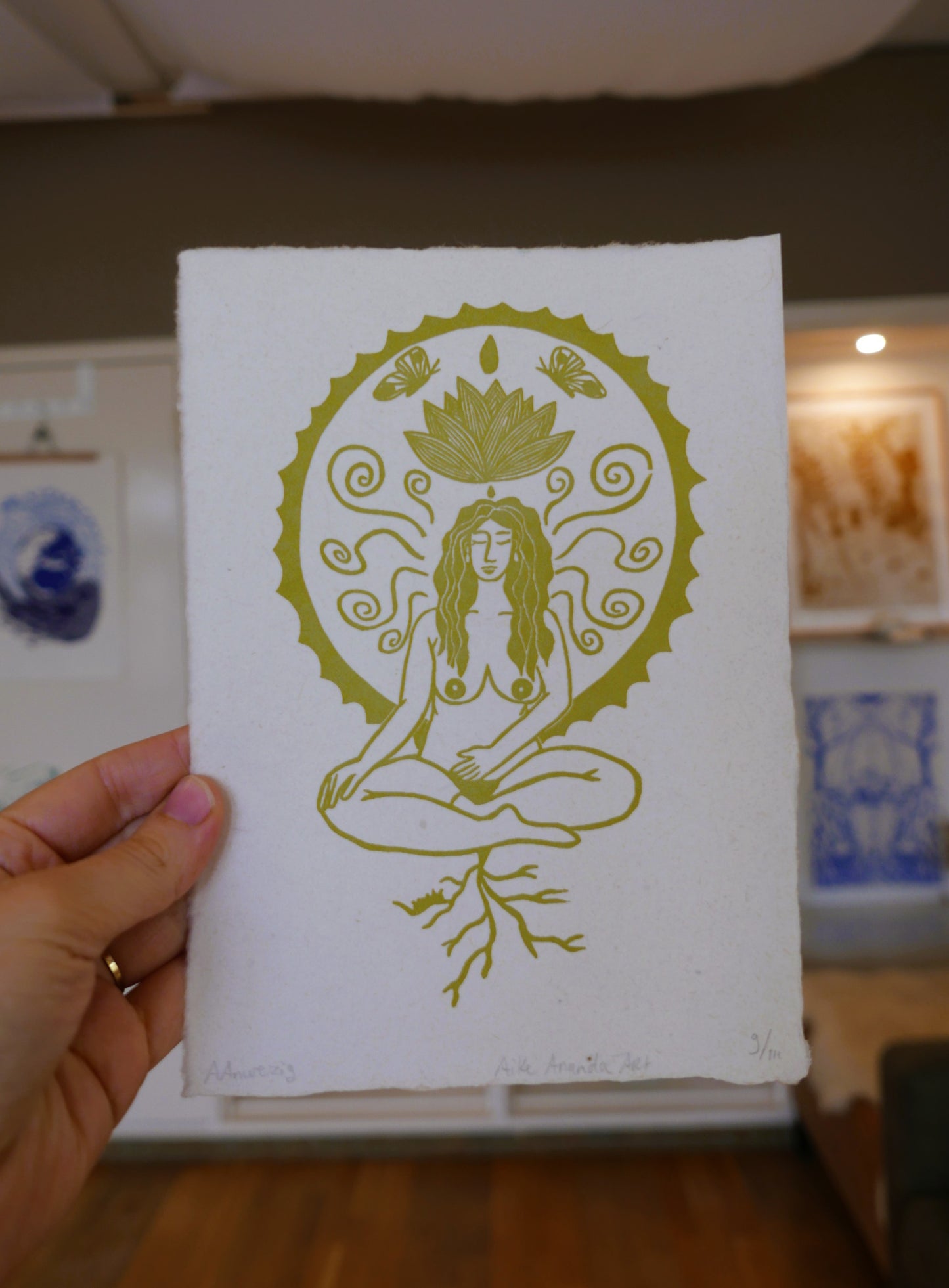 Meditatie print Amsterdam Rotterdam Den Haag Delft Utrecht Zeist Amersfoort Apeldoorn Deventer Zutphen Arnhem Nijmegen Zwolle Groningen Drenthe- Aike Ananda Art