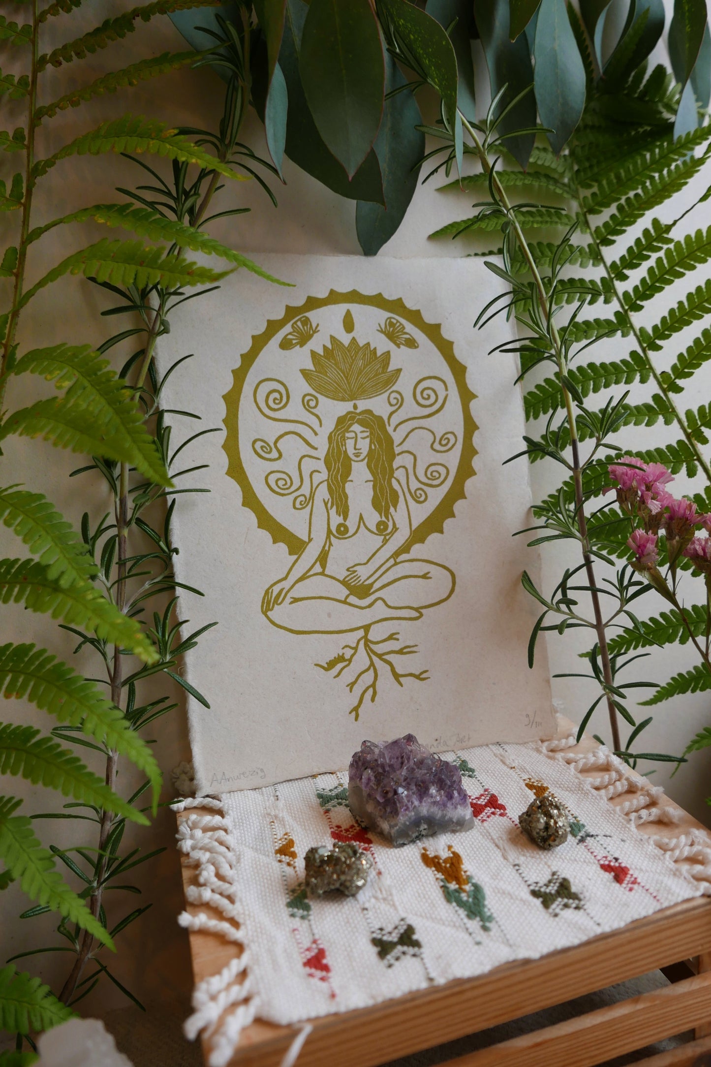 Meditatie print Amsterdam Rotterdam Den Haag Delft Utrecht Zeist Amersfoort Apeldoorn Deventer Zutphen Arnhem Nijmegen Zwolle Groningen Drenthe- Aike Ananda Art