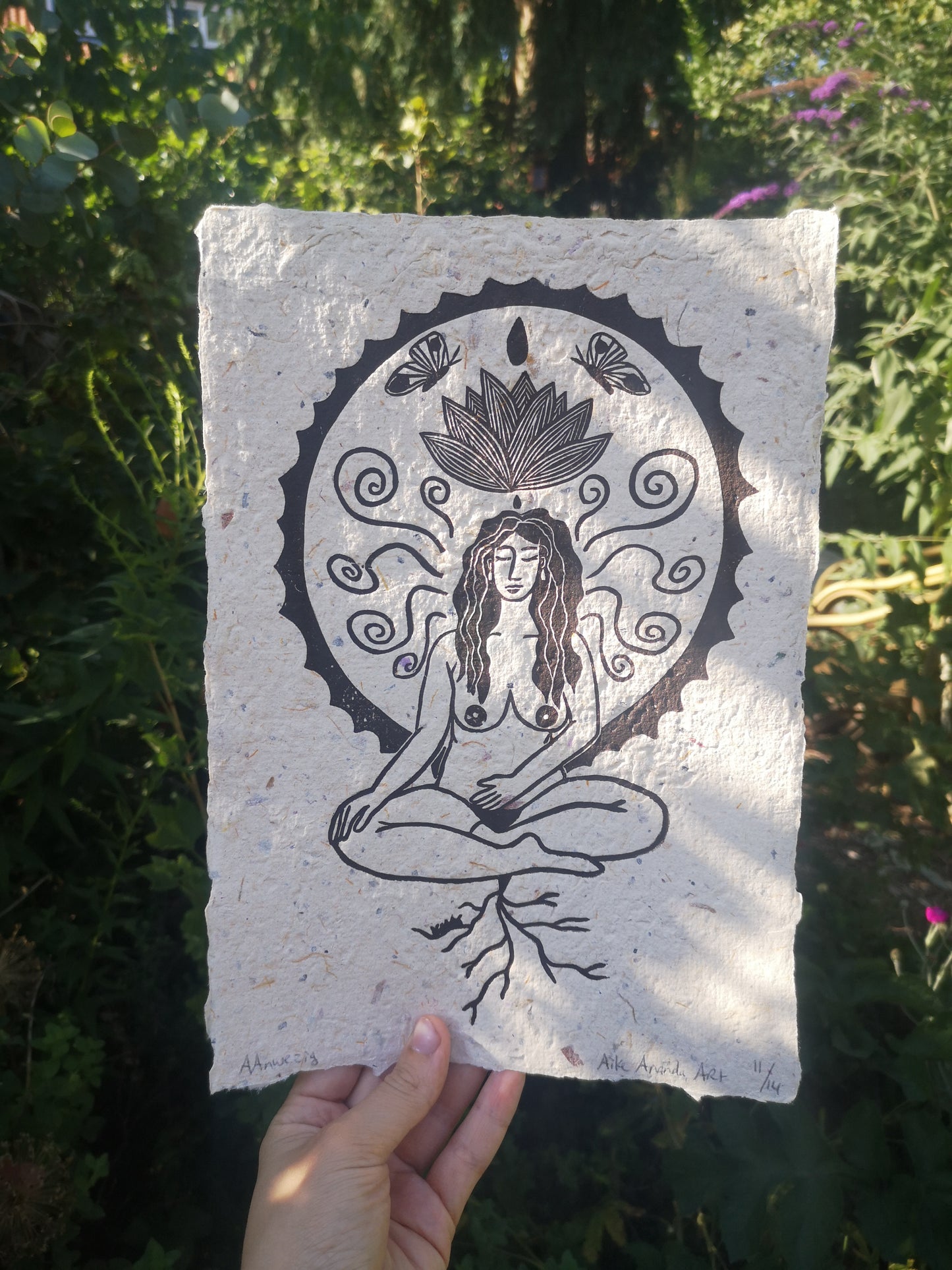 Meditatie print Amsterdam Rotterdam Den Haag Delft Utrecht Zeist Amersfoort Apeldoorn Deventer Zutphen Arnhem Nijmegen Zwolle Groningen Drenthe- Aike Ananda Art