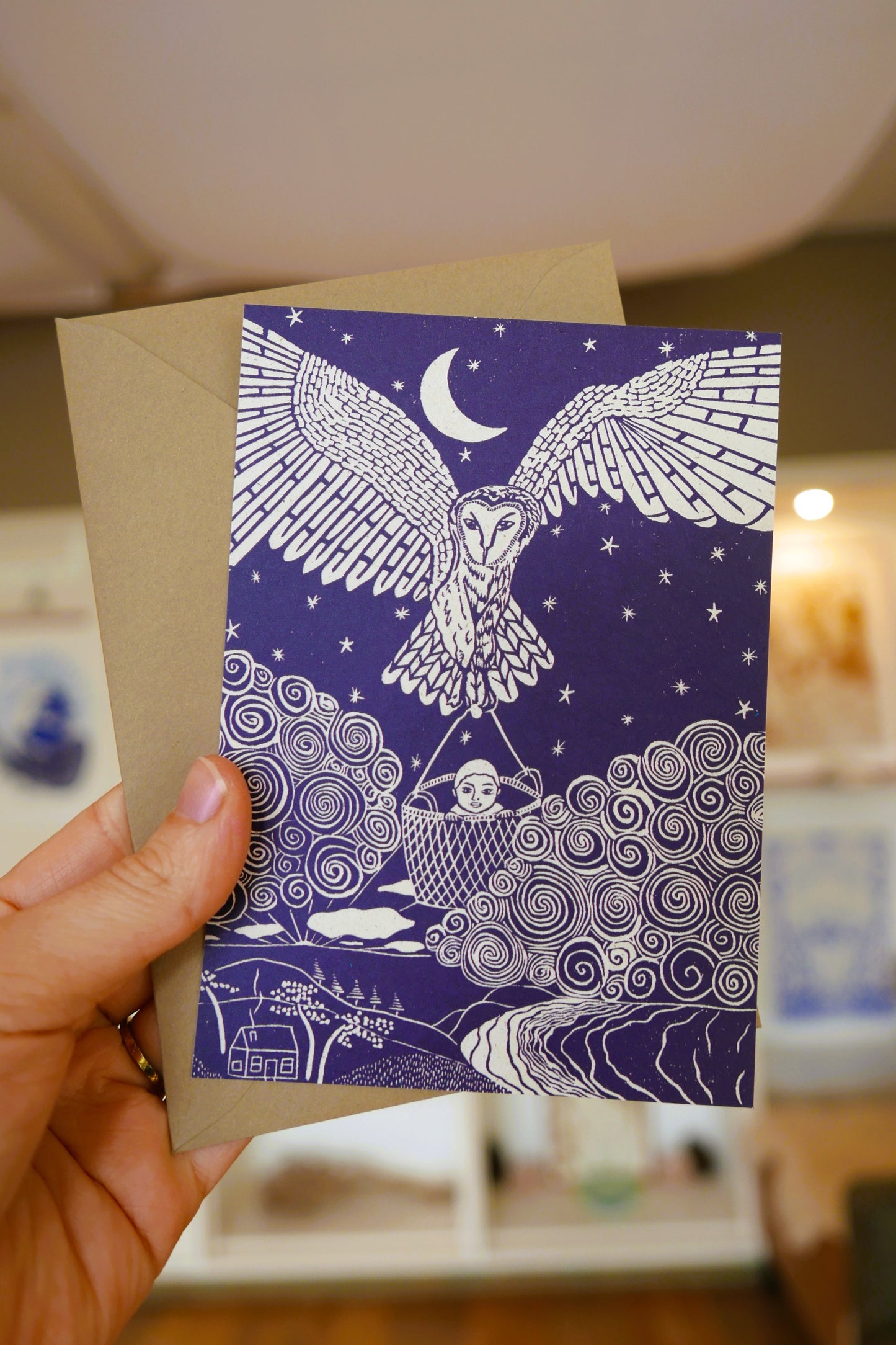 Delivery by night- card