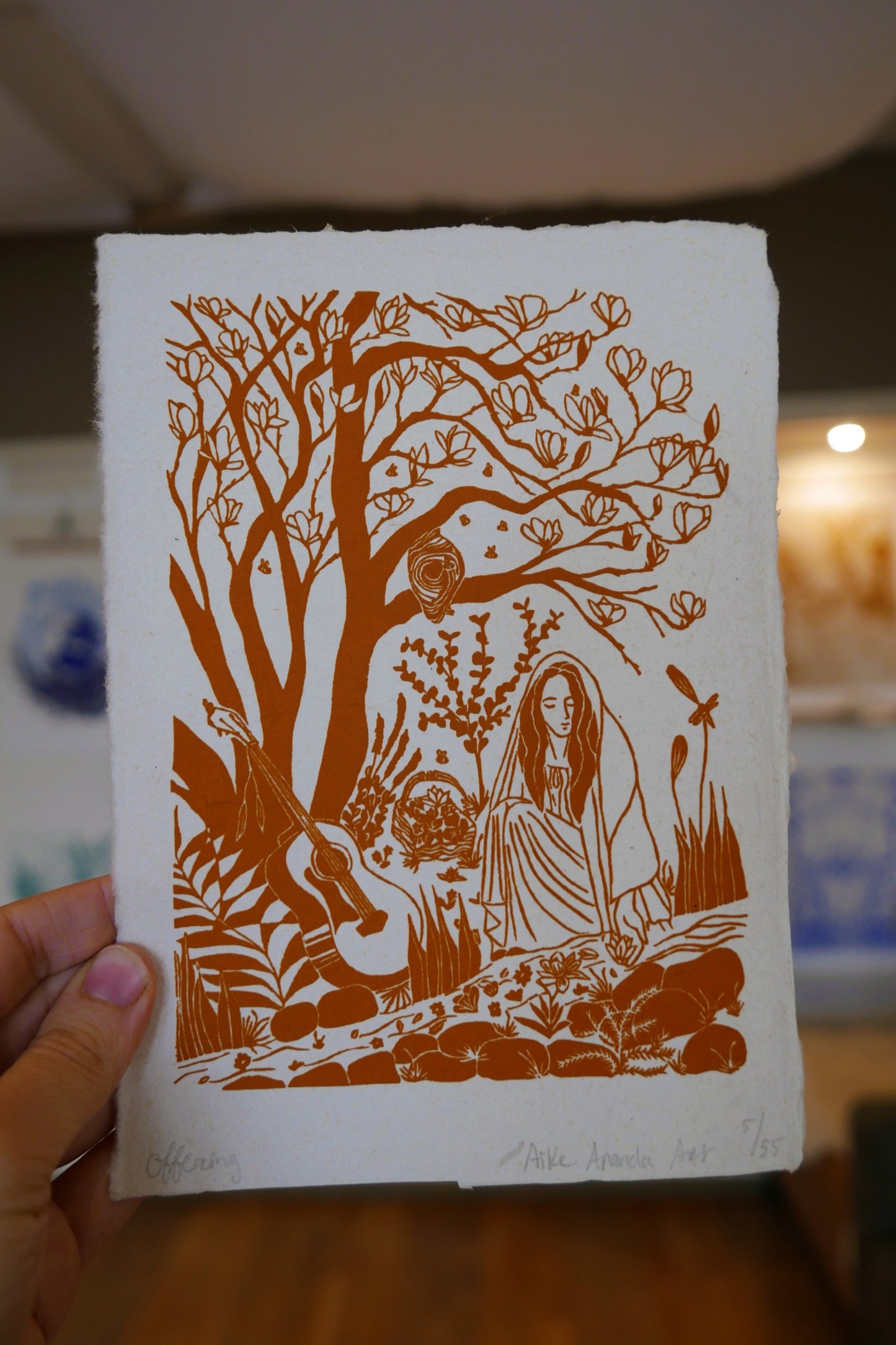 Offering - oranje oker A5