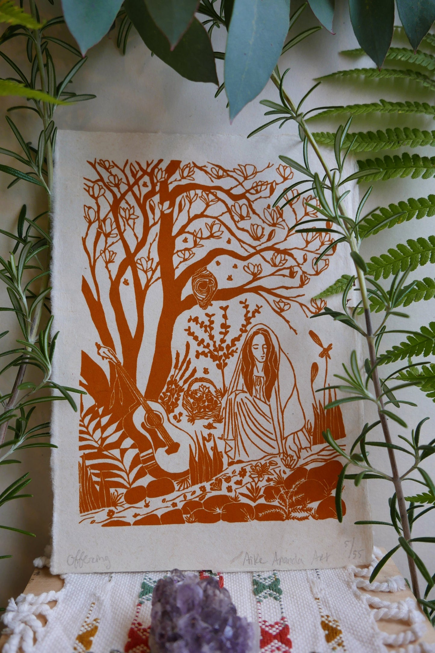 Offering - oranje oker A5