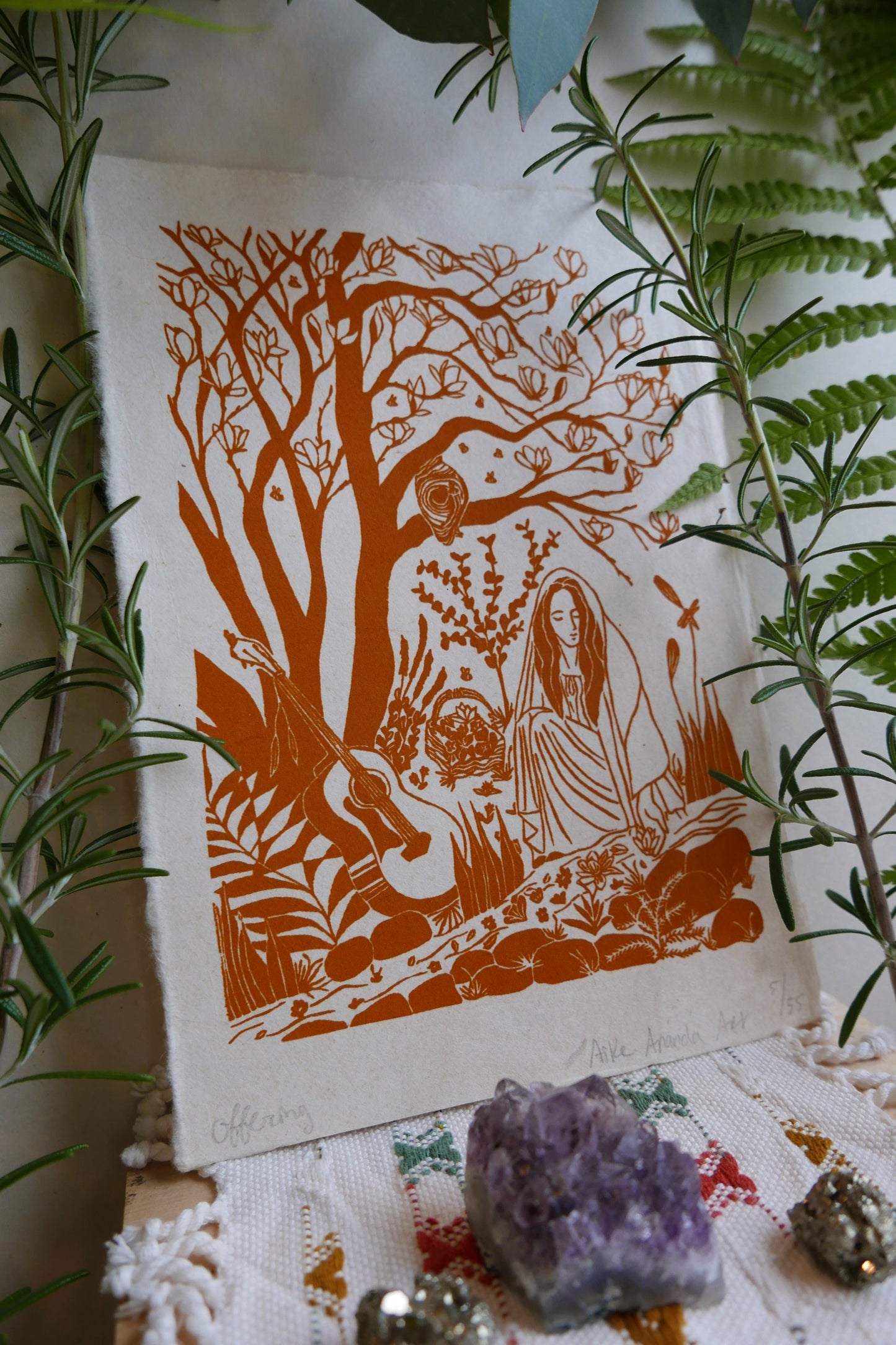 Offering - oranje oker A5