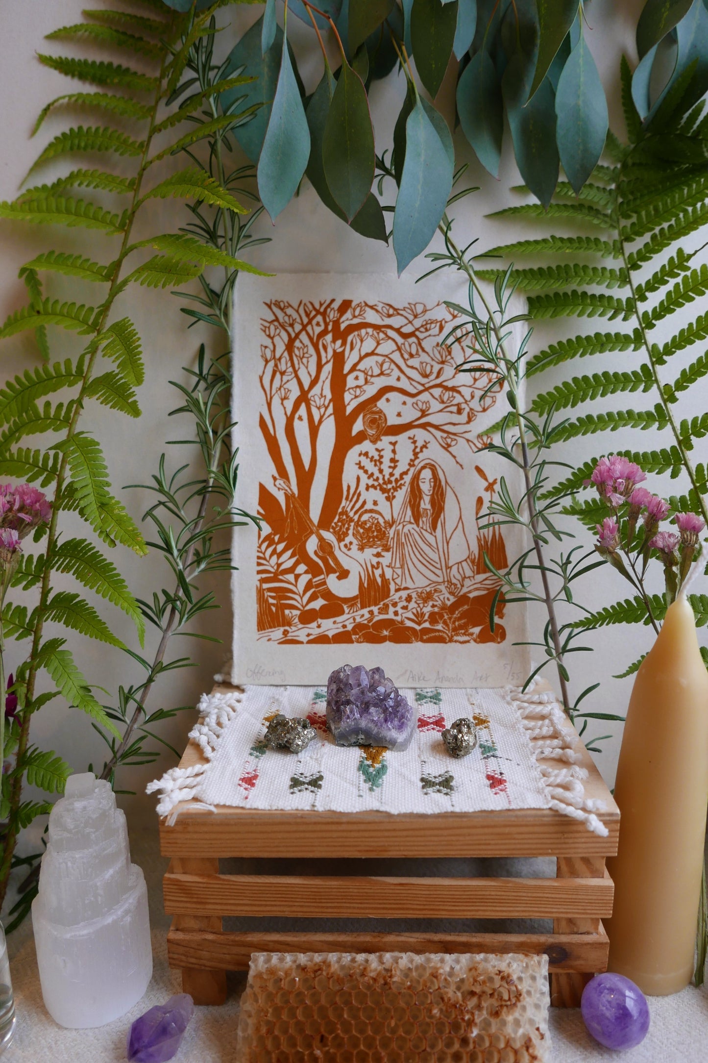 Offering - oranje oker A5