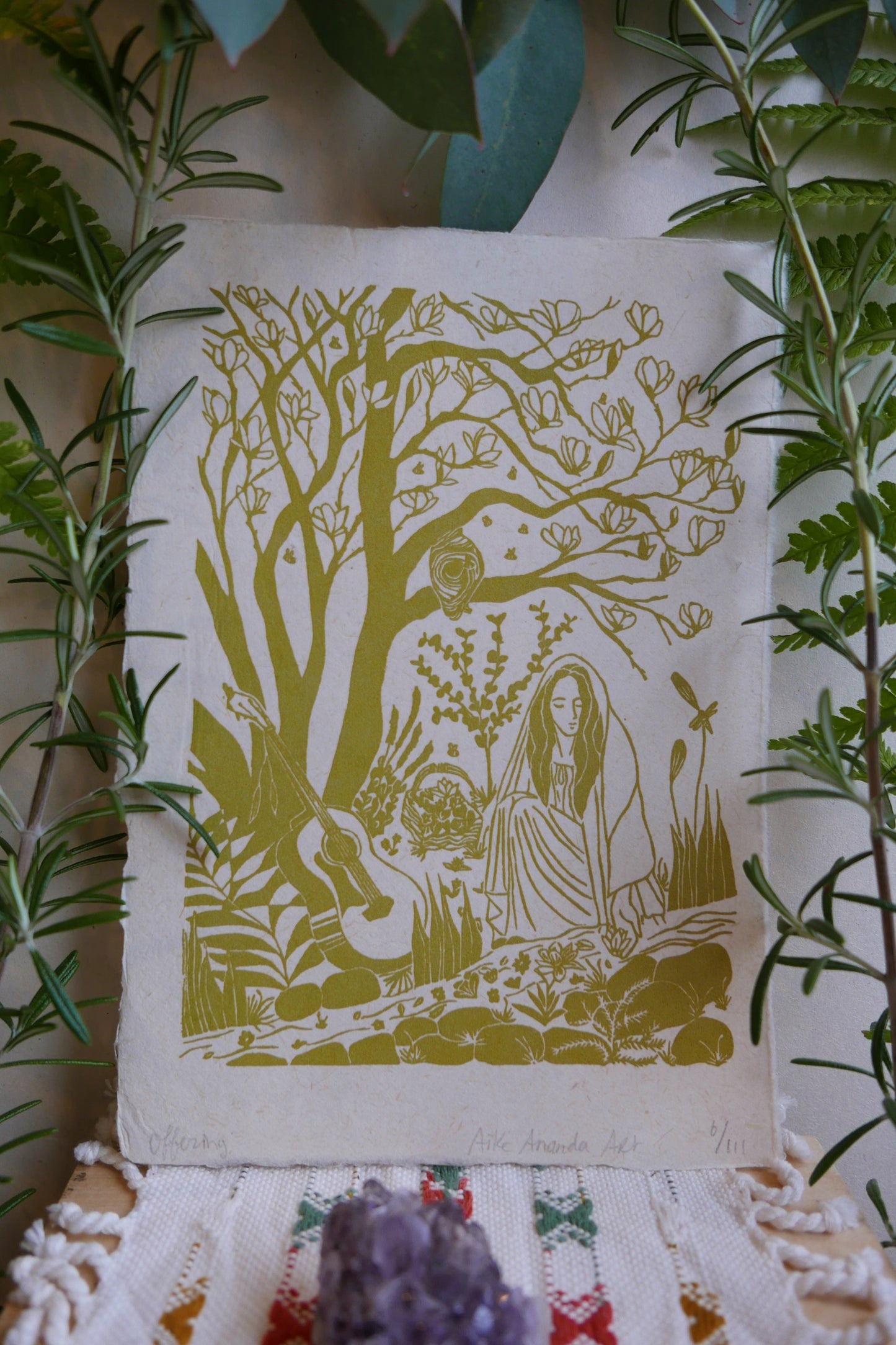 Offering - mosgroen A5